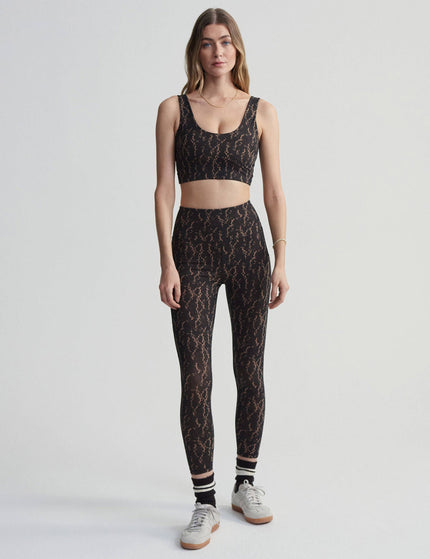 Varley Form High Waisted Pocket Legging 25" - Carob Fragment Snakeimages4- The Sports Edit