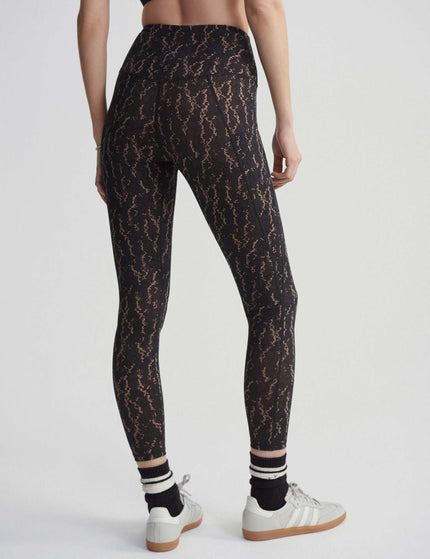 Varley Form High Waisted Pocket Legging 25" - Carob Fragment Snakeimages2- The Sports Edit