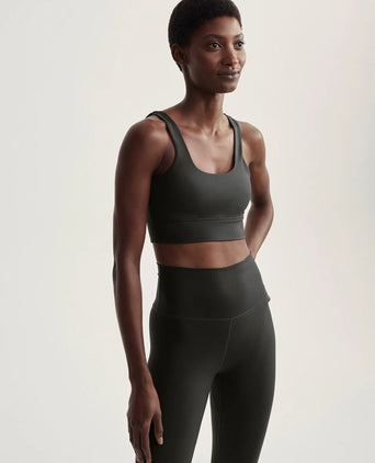 FreeSoft Cori Bra - Dark Resin Green