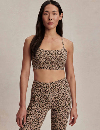FreeSoft Harley Bralette - Coffee Quartz Cheetah