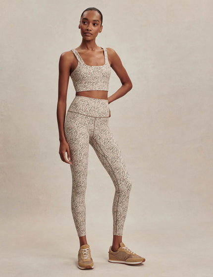 Varley FreeSoft High Waisted Legging 25 - Ivory Abstract Featherimages4- The Sports Edit