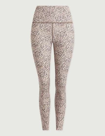 Varley FreeSoft High Waisted Legging 25 - Ivory Abstract Featherimages5- The Sports Edit