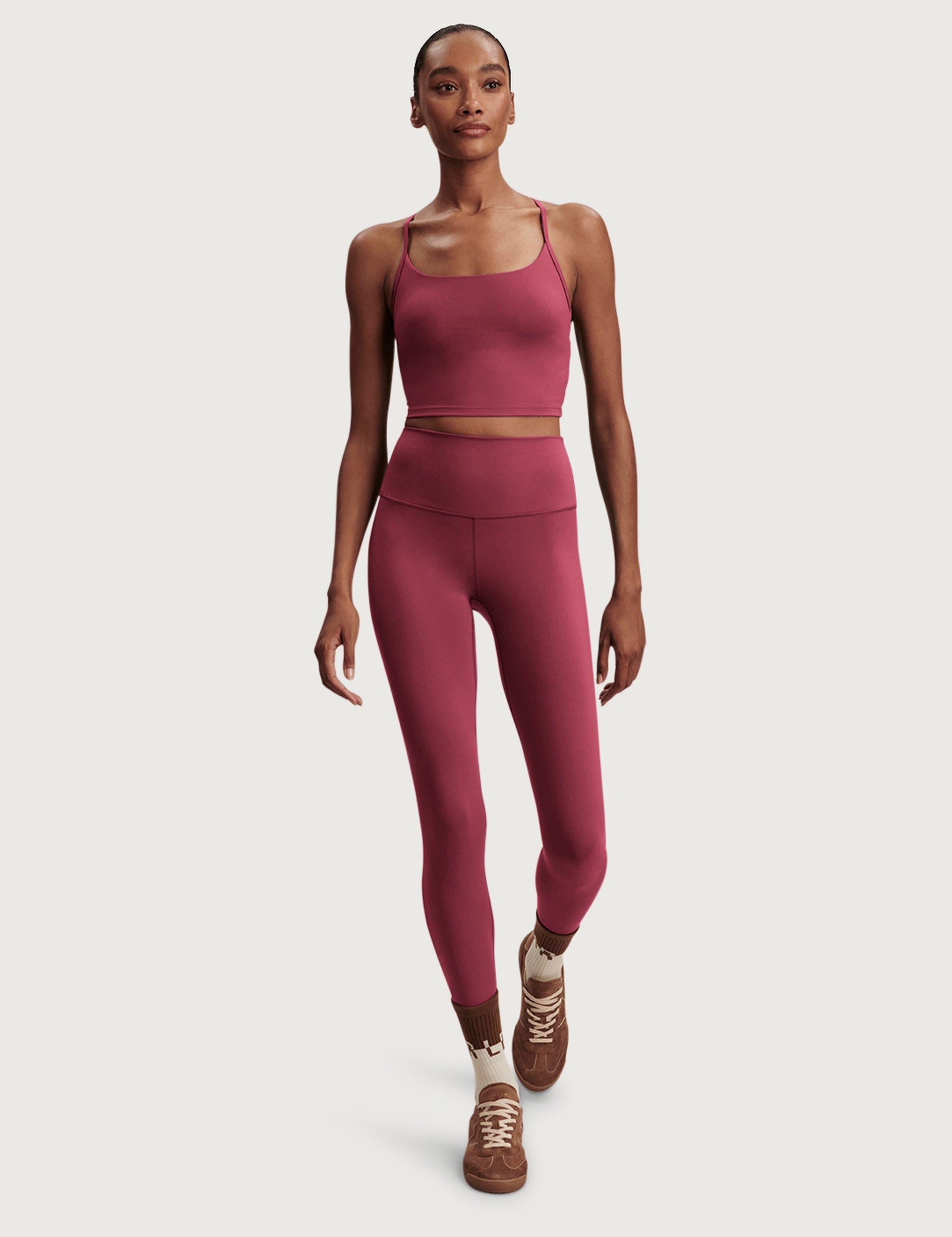 Varley | FreeSoft High Legging 25 - Rich Raspberry | The Sports Edit