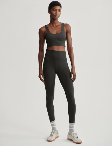 Varley FreeSoft High Waisted Legging 25 - Dark Resin Greenimages3- The Sports Edit