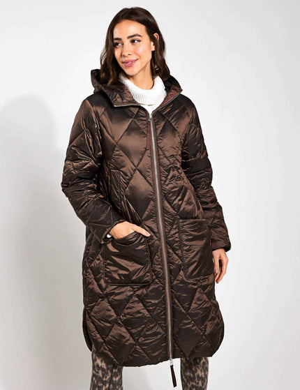 Varley Frisco Long Quilt Jacket - Coffee Quartz Metallicimages1- The Sports Edit