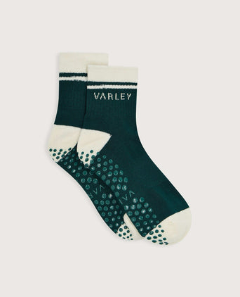 Grayson Half Crew Grip Sock - Ponderosa Pine