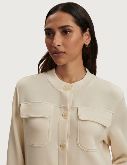 Varley Hartwell Button-Through Sweat - Pristineimages3- The Sports Edit