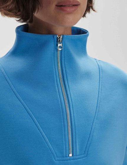 Varley Hawley Half Zip Sweat - Azure Blueimages4- The Sports Edit