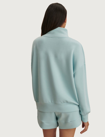 Varley Hawley Half Zip Sweat - Porcelain Blueimages2- The Sports Edit