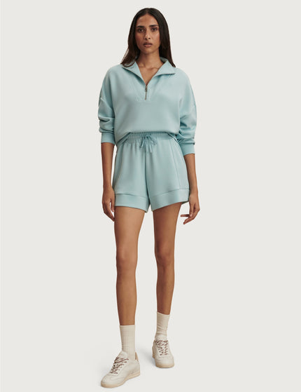 Varley Hawley Half Zip Sweat - Porcelain Blueimages5- The Sports Edit