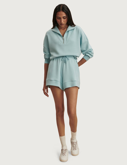 Varley Hawley Half Zip Sweat - Porcelain Blueimages7- The Sports Edit