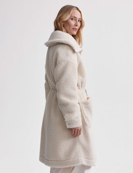 Varley Logan Sherpa Coat - Sandshellimages2- The Sports Edit