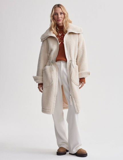 Varley Logan Sherpa Coat - Sandshellimages6- The Sports Edit