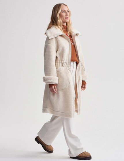 Varley Logan Sherpa Coat - Sandshellimages7- The Sports Edit