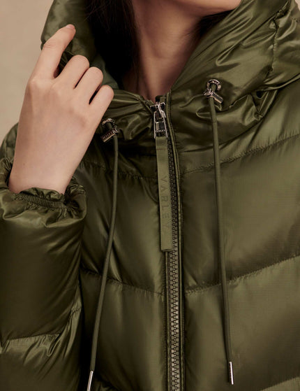 Varley Madelina Lightweight Down Jacket - Racing Oliveimages5- The Sports Edit