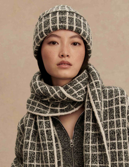 Varley Noel Knit Beanie - Charcoal Marlimages1- The Sports Edit