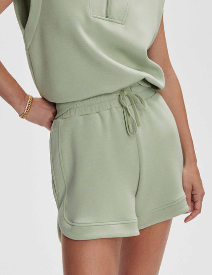 Varley Ollie High Waisted Short 3.5" - Snow Sageimages1- The Sports Edit
