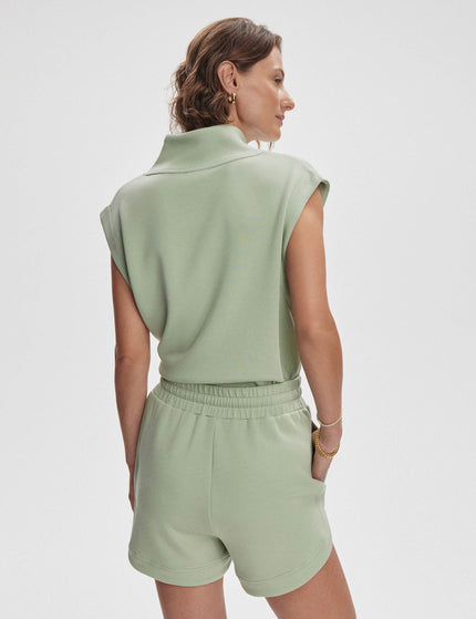 Varley Ollie High Waisted Short 3.5" - Snow Sageimages4- The Sports Edit
