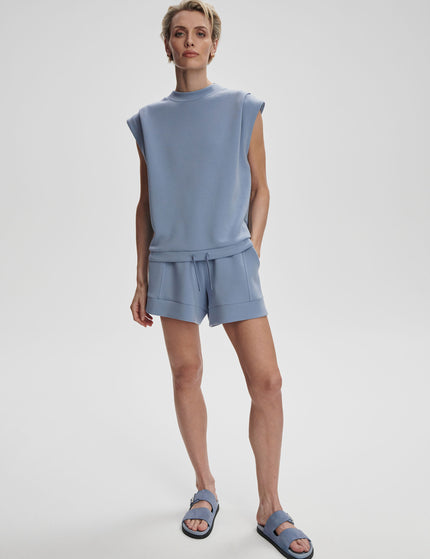 Varley Otis Sleeveless Sweat - Rain Blueimages2- The Sports Edit
