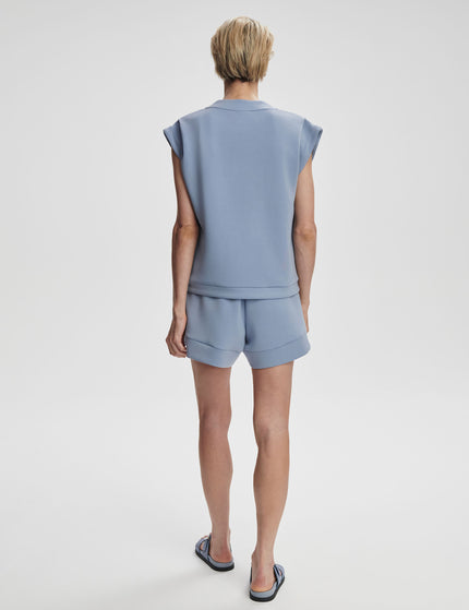 Varley Otis Sleeveless Sweat - Rain Blueimages5- The Sports Edit