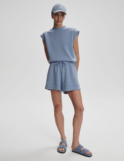Varley Otis Sleeveless Sweat - Rain Blueimages7- The Sports Edit