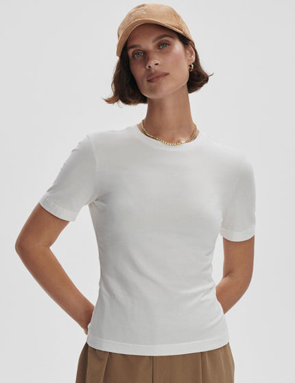 Varley Regina Fitted Tee - Whiteimages1- The Sports Edit