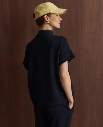 Ritchie Short Sleeve Sweat - Navy