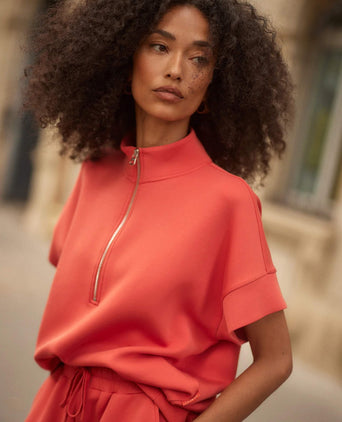 Ritchie Short Sleeve Sweat - Summer Fig