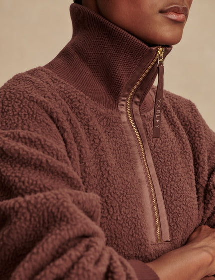 Varley Roselle Half-Zip Fleece - Deep Mahoganyimages5- The Sports Edit