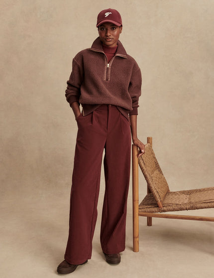 Varley Roselle Half-Zip Fleece - Deep Mahoganyimages7- The Sports Edit