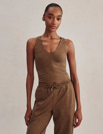 Varley Ruby Cropped Tank - Teak Olive Marlimages1- The Sports Edit