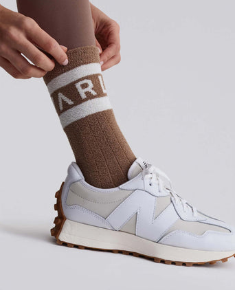 Spencer Sock - Chanterelle/Egret