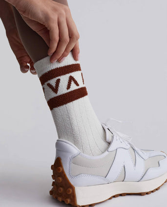 Spencer Sock - Egret/Tortoise Shell