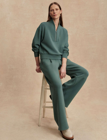 Varley The Extra Wide Leg Pant 29.5" - Dark Forestimages7- The Sports Edit