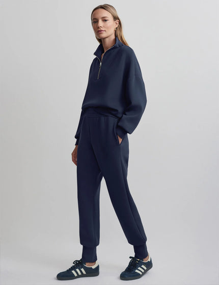 Varley The Slim Cuff Pant 25" - Blue Nightsimages2- The Sports Edit