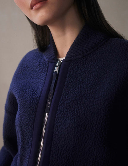 Varley Willmont Patch Pocket Fleece - Evening Blueimages5- The Sports Edit