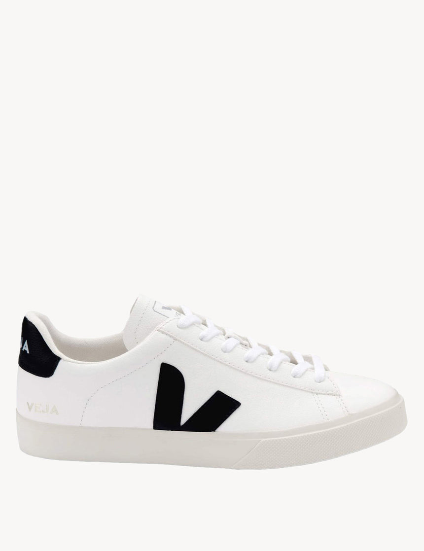 VEJA Campo White/Black Women's Trainers | The Sports Edit