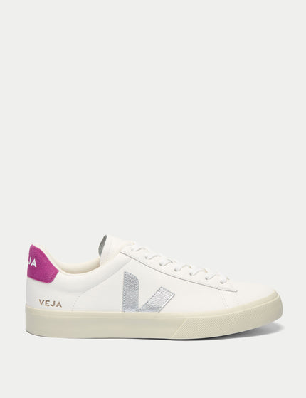 Veja Campo Leather - White Silver Ultravioletimages1- The Sports Edit