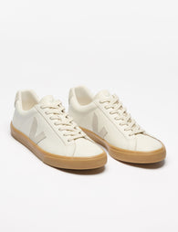 VEJA★ESPLAR★WHITE SABLE Veja - Esplar Leather in White and Sable – gravitypope
