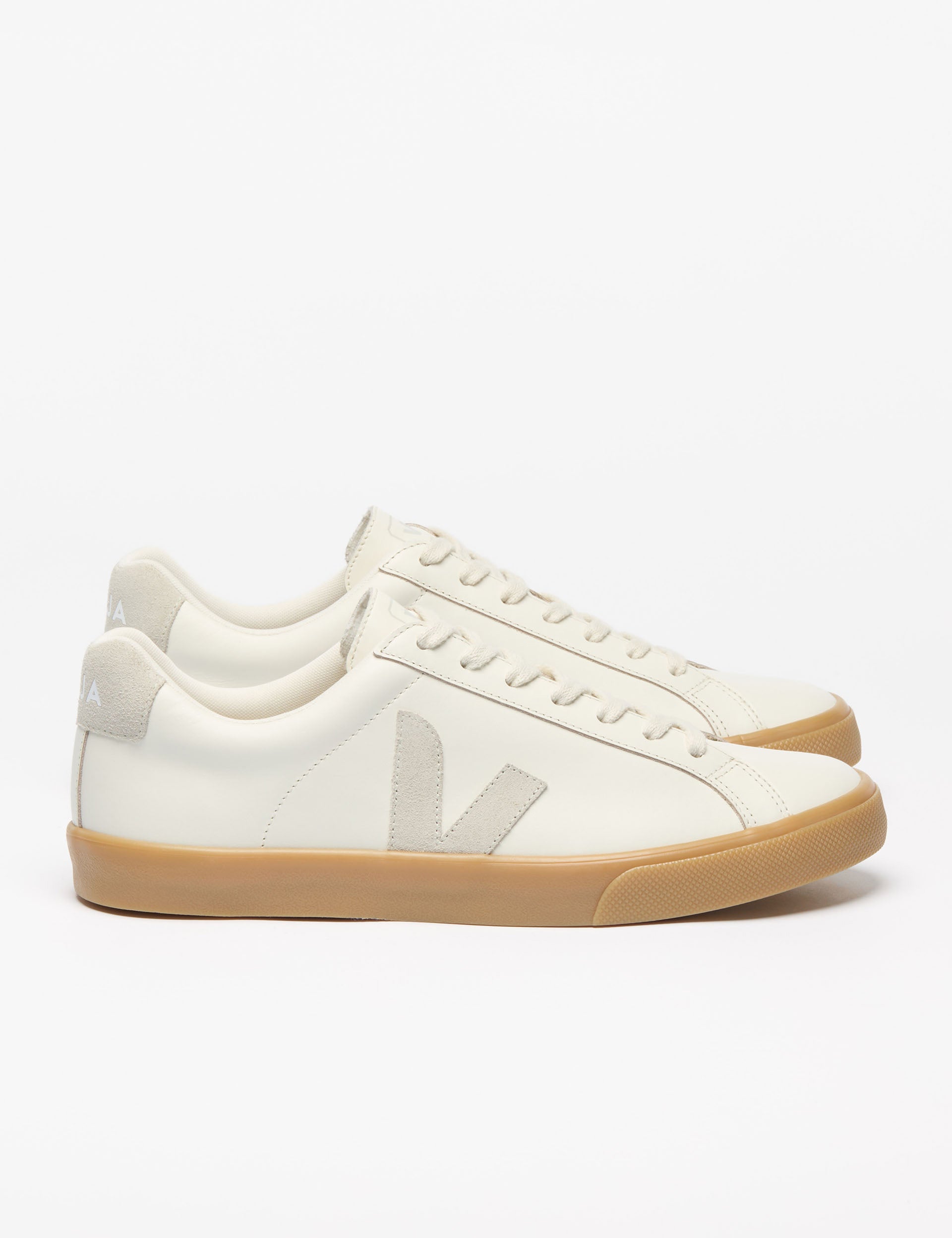 Brown Veja Esplar Navy Veja Esplar Logo Leather Women's Sneakers