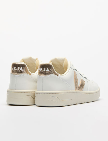 Veja V-10 Leather - White Platineimages4- The Sports Edit