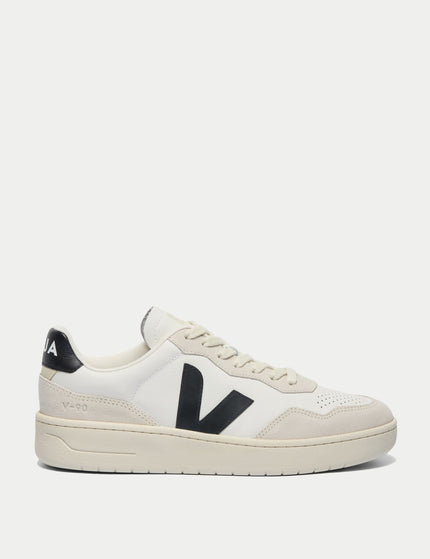 Veja V-90 Leather - White Blackimages1- The Sports Edit