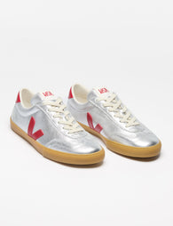 VEJA Volley Trainers Silver Pierre スニーカー The Volley Leather Silver Pierre veja, sneakers, silver