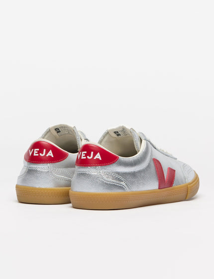 Veja Volley Leather - Silver Pepperimages4- The Sports Edit