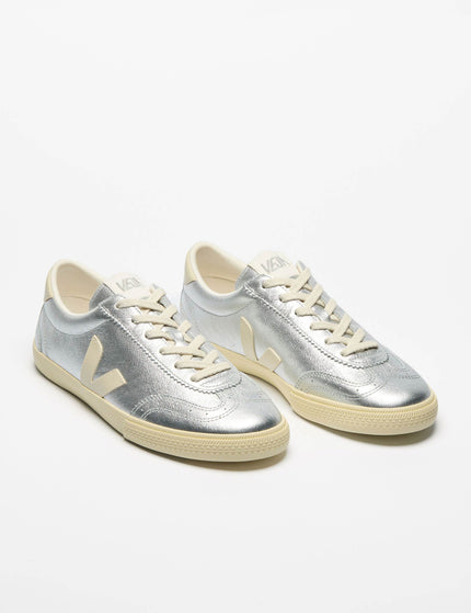 Veja Volley Leather - Silver Pierreimages2- The Sports Edit