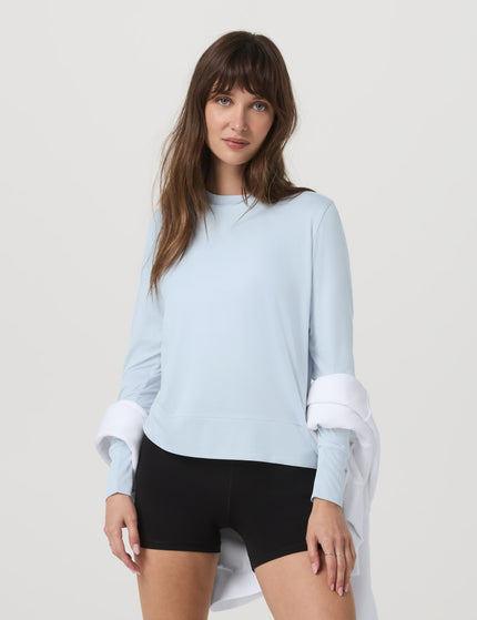 Vuori Daydream Crew - Soft Sky Heatherimages5- The Sports Edit