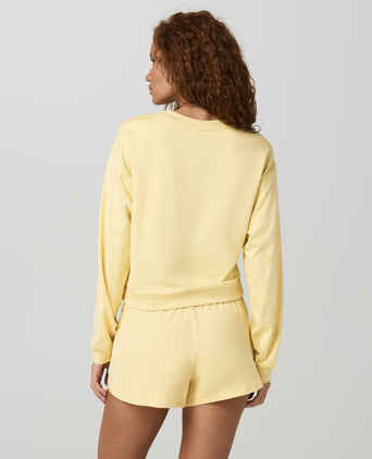 Halo Modern Crew - Lemon Snap Heather
