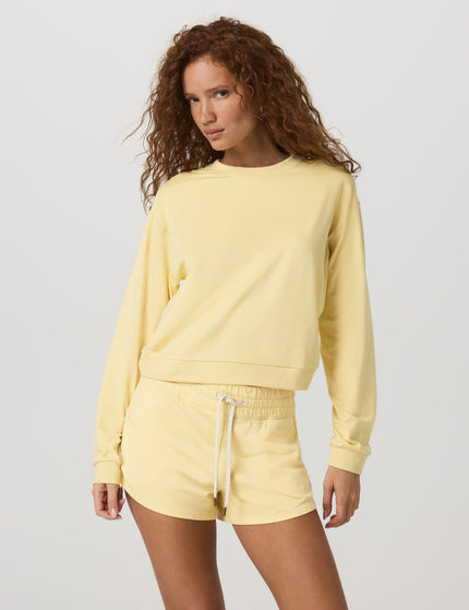 Vuori Halo Modern Crew - Lemon Snap Heatherimages5- The Sports Edit