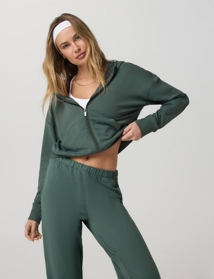 Vuori Halo Modern Pullover Hoodie - Agate Greenimages4- The Sports Edit