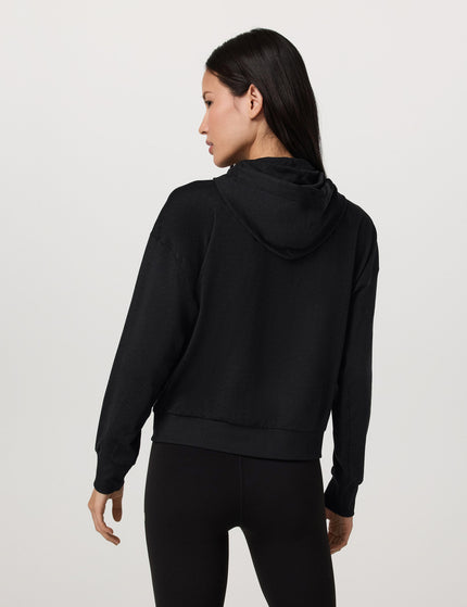 Vuori Halo Modern Pullover Hoodie - Black Heatherimages2- The Sports Edit